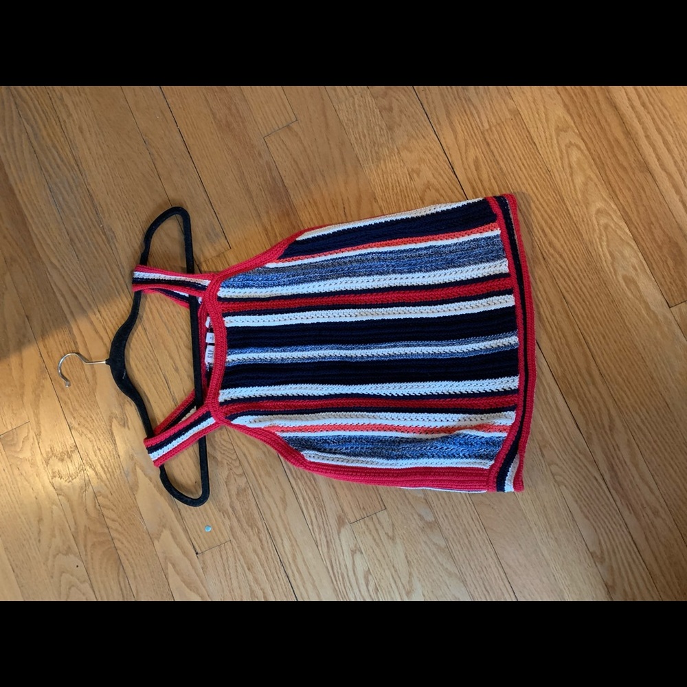 GAP crocheted tank top.